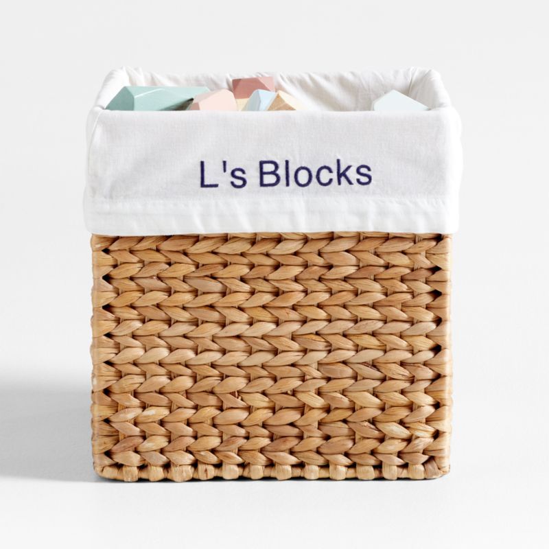 Wonderful Wicker Organic Cotton Shelf Storage Bin Liner added by Spoak Member