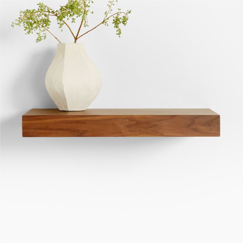 Walnut Wood Floating Shelf 24" added by Spoak Member