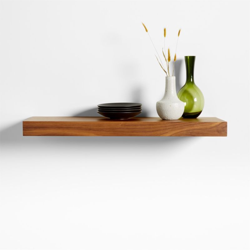 Walnut Wood Floating Shelf 36" added by Spoak Member