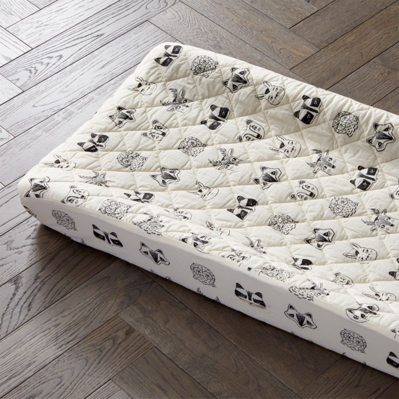 Stay Cool Roxy Marj Woodland Animal Organic Cotton Baby Changing Pad Cover added by Spoak Member