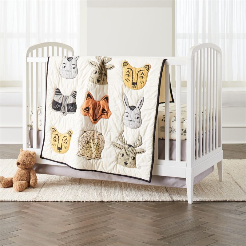 Roxy Marj Woodland Animal Baby Crib Quilt added by Spoak Member