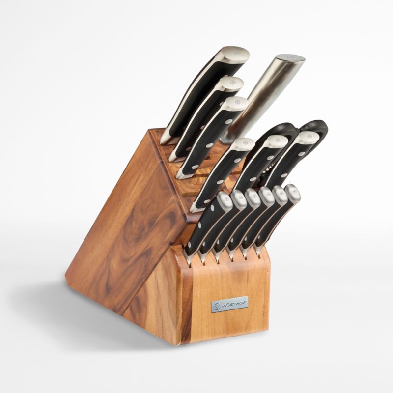 Wusthof ® Classic Ikon 15-Piece Acacia Knife Block Set added by Spoak Member