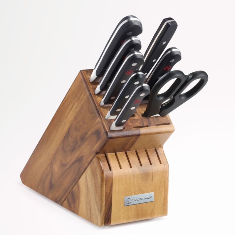 Wusthof ® Classic 9-Piece Acacia Wood Knife Block Set added by Spoak Member