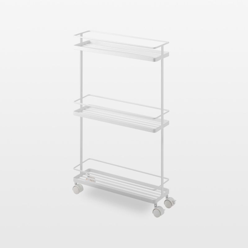 Yamazaki White Steel Rolling Kitchen Storage Cart added by Spoak Member