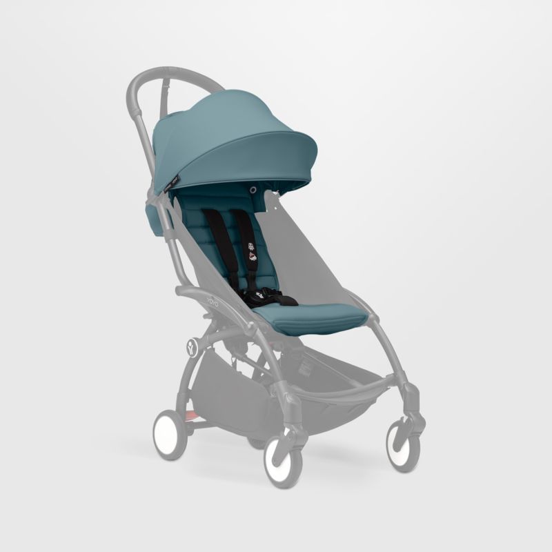 Stokke ® YOYO ® 6+ Months Color Pack Aqua Seat/Fabric Set for YOYO Stroller Frames added by Spoak Member