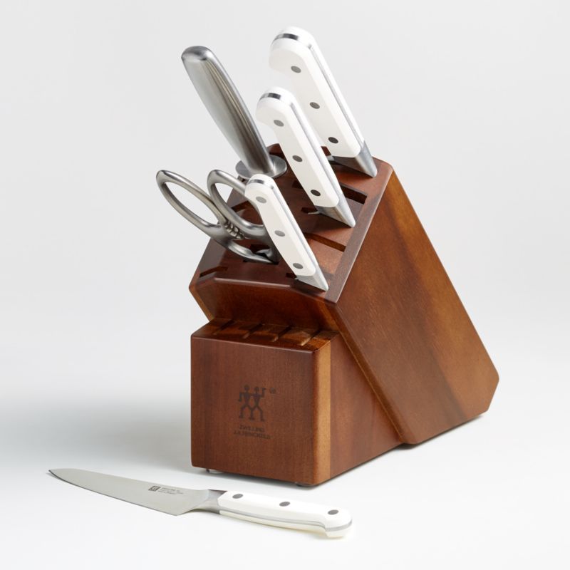 ZWILLING ® Pro Le Blanc 7-Piece Acacia Knife Block Set added by Spoak Member