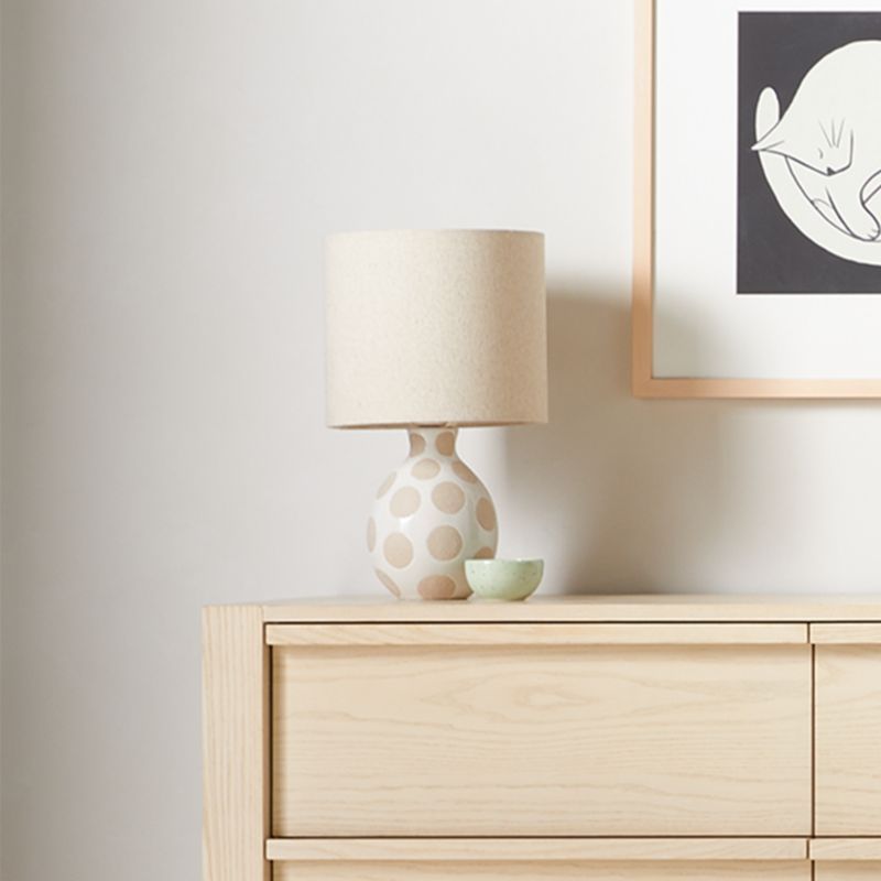 Dot White Ceramic Kids Table Lamp added by Spoak Member