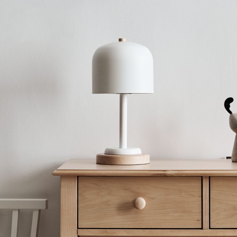 Modern White Dome Touch Kids Table Lamp added by Spoak Member