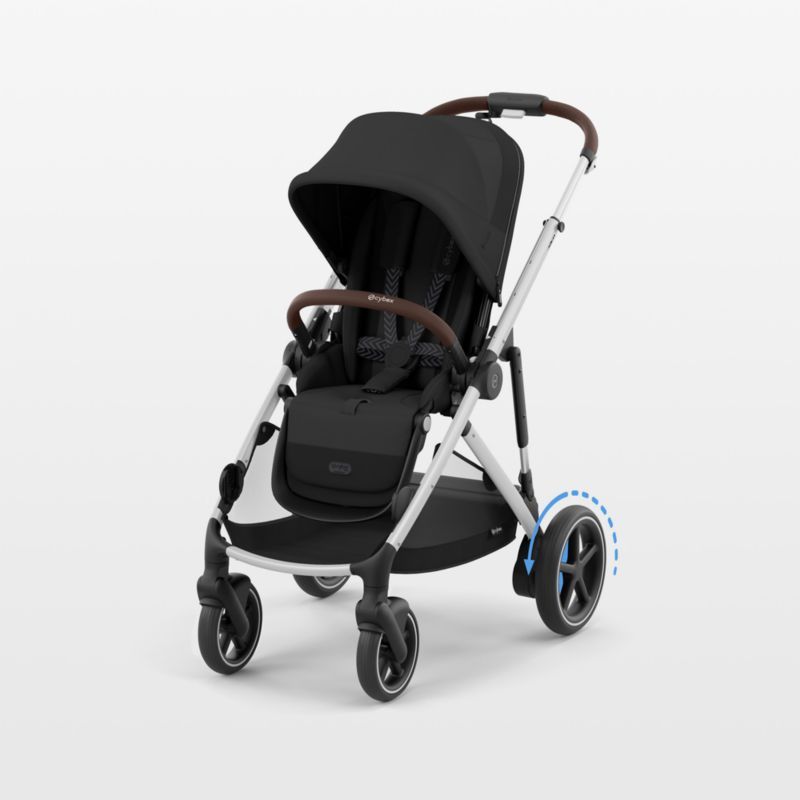 CYBEX Moon Black with Silver Frame e-Gazelle S Modular Baby Stroller added by Spoak Member