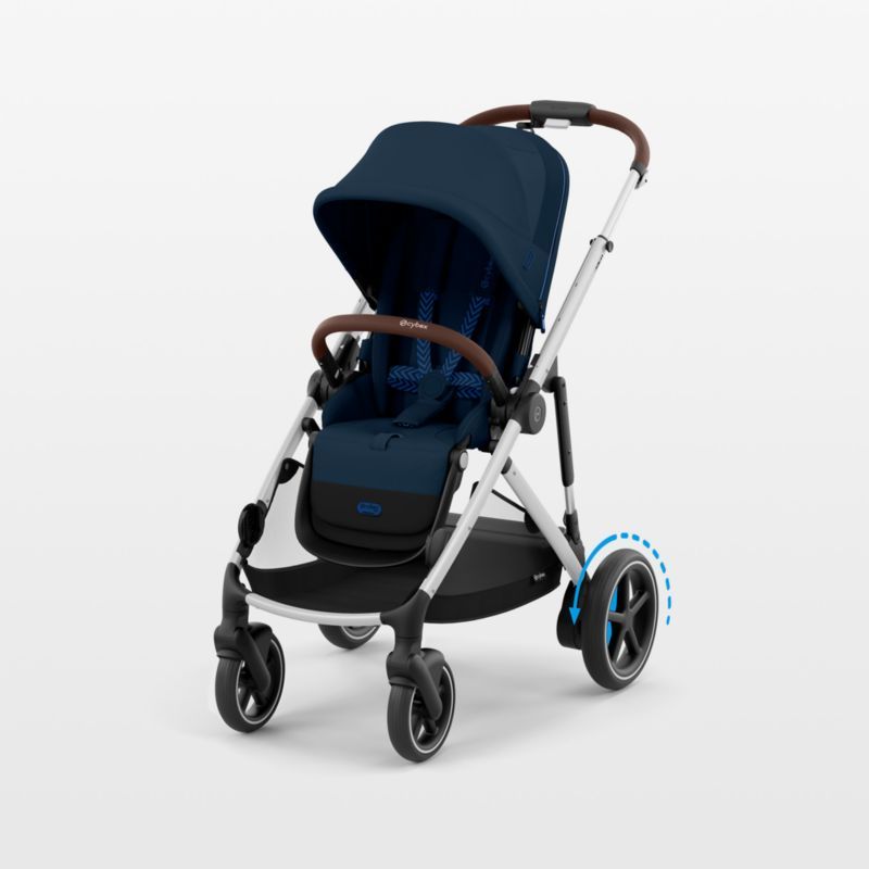 CYBEX Ocean Blue with Silver Frame e-Gazelle S Modular Baby Stroller added by Spoak Member