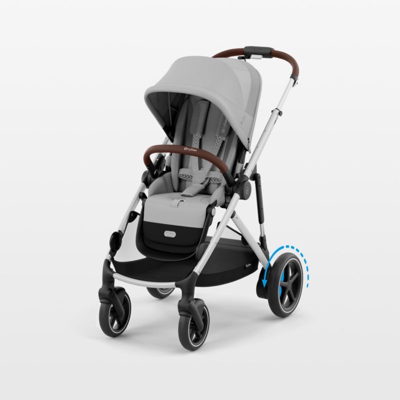 CYBEX Stone Grey with Silver Frame e-Gazelle S Modular Baby Stroller added by Spoak Member