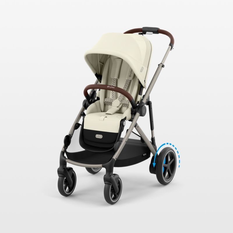 CYBEX Seashell Beige with Taupe Frame e-Gazelle S Modular Baby Stroller added by Spoak Member