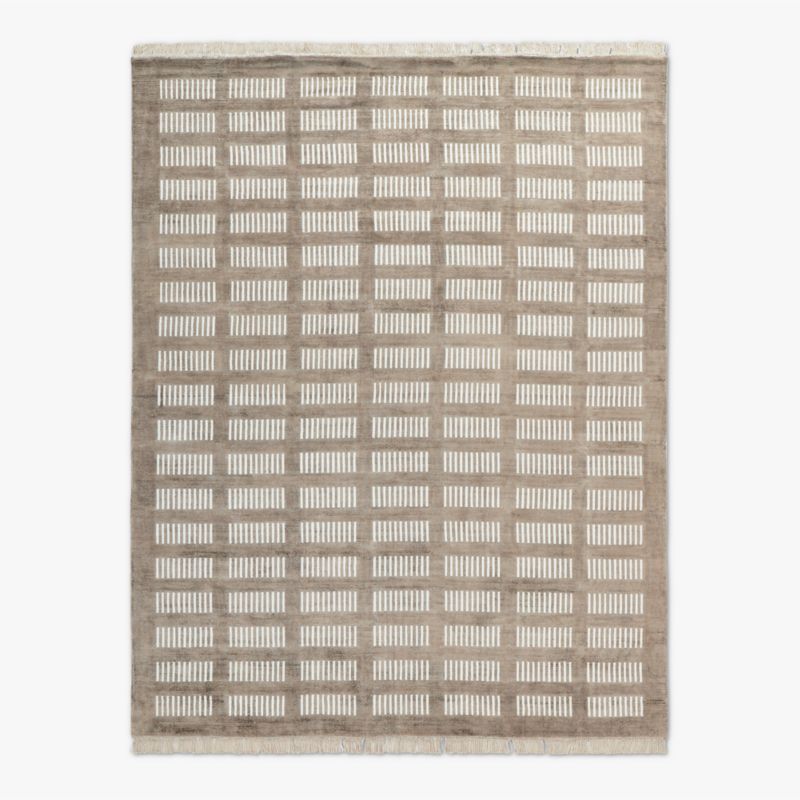 Alize Handloomed Light Brown Viscose Area Rug 9'x12' + Reviews | CB2 added by Spoak Member