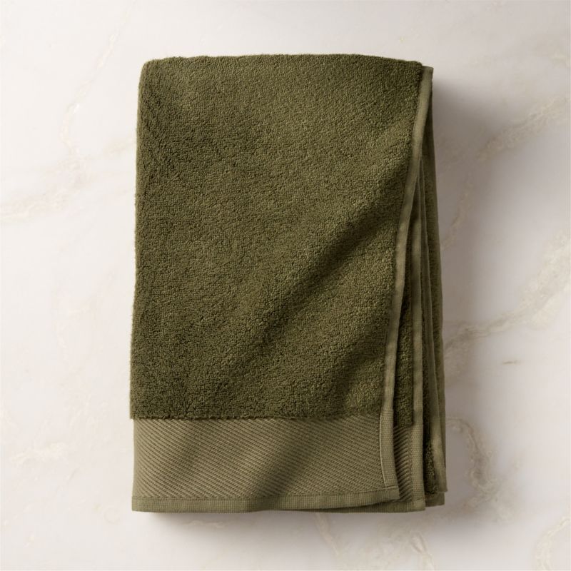 Arlow Tencel Green Bath Towel + Reviews | CB2 added by Spoak Member