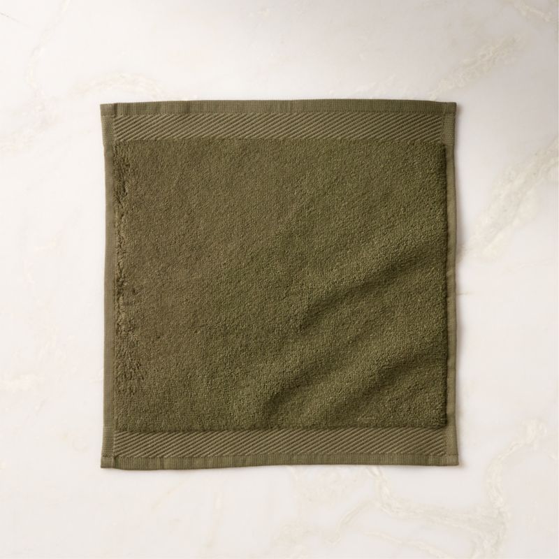 Arlow Tencel Green Washcloth + Reviews | CB2 added by Spoak Member