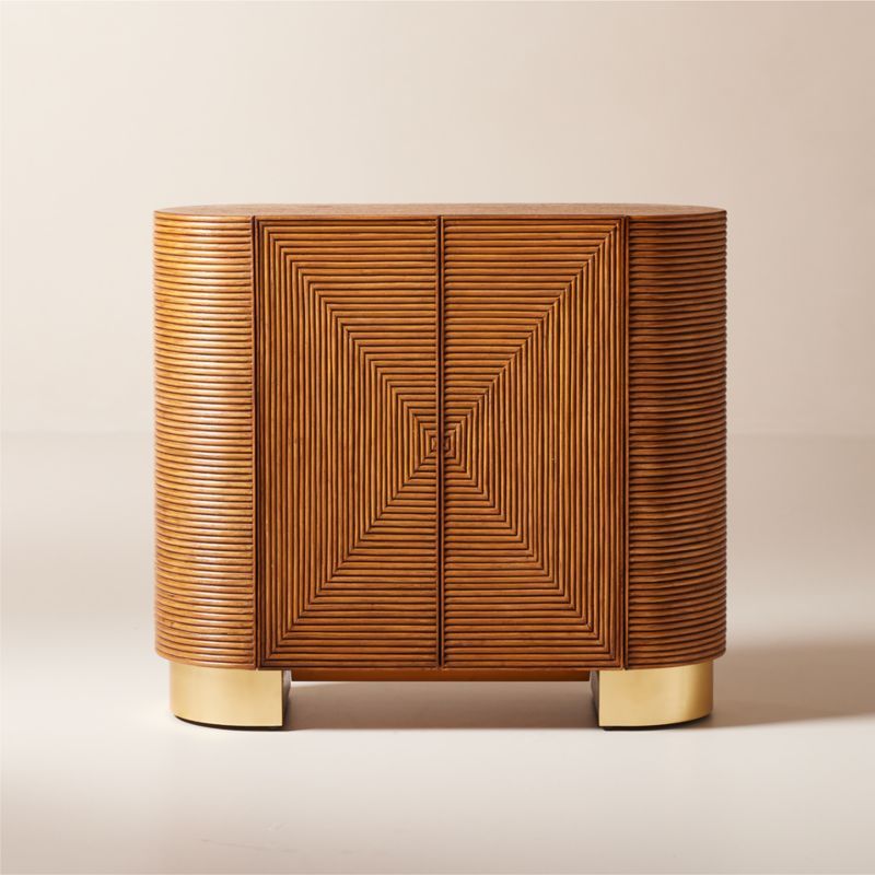 Avalon Rattan Bar Cabinet + Reviews | CB2 added by Spoak Member