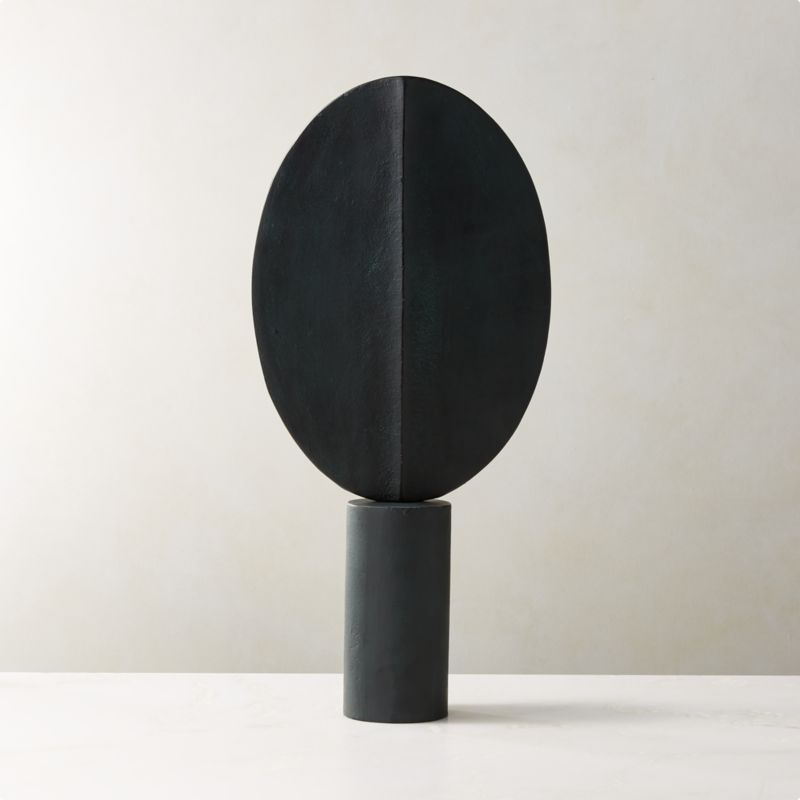 Azande Black Cast Aluminum Sculpture + Reviews | CB2 added by Spoak Member
