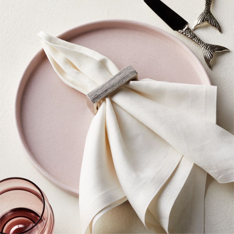 Barre Silver Napkin Ring + Reviews | CB2 added by Spoak Member