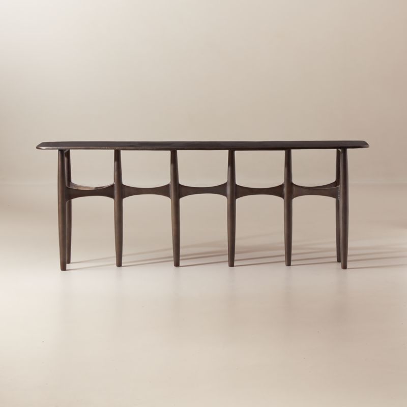 Bixby 80" Bronze Cast Aluminum Console Table + Reviews | CB2 added by Spoak Member