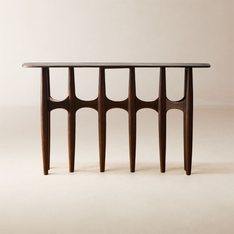 Bixby 52" Bronze Cast Aluminum Console Table + Reviews | CB2 added by Spoak Member