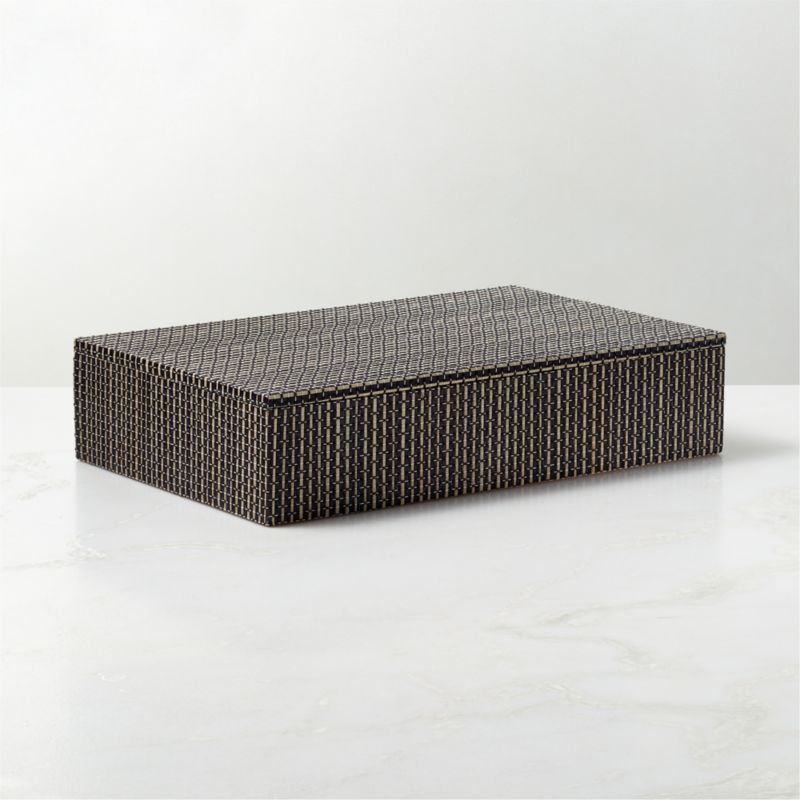 Allister Black Storage Box Large + Reviews | CB2 added by Spoak Member