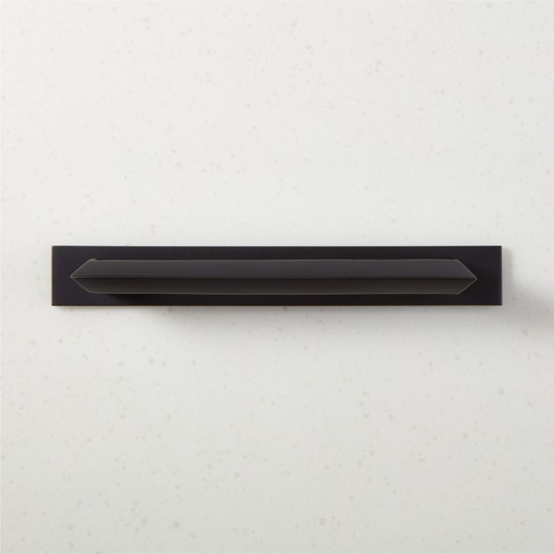 Blaine Black Modern Handle with Back Plate 6" + Reviews | CB2 added by Spoak Member