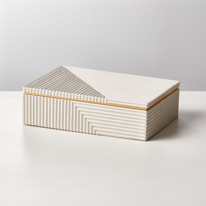Chelsea Cement Box Large + Reviews | CB2 added by Spoak Member
