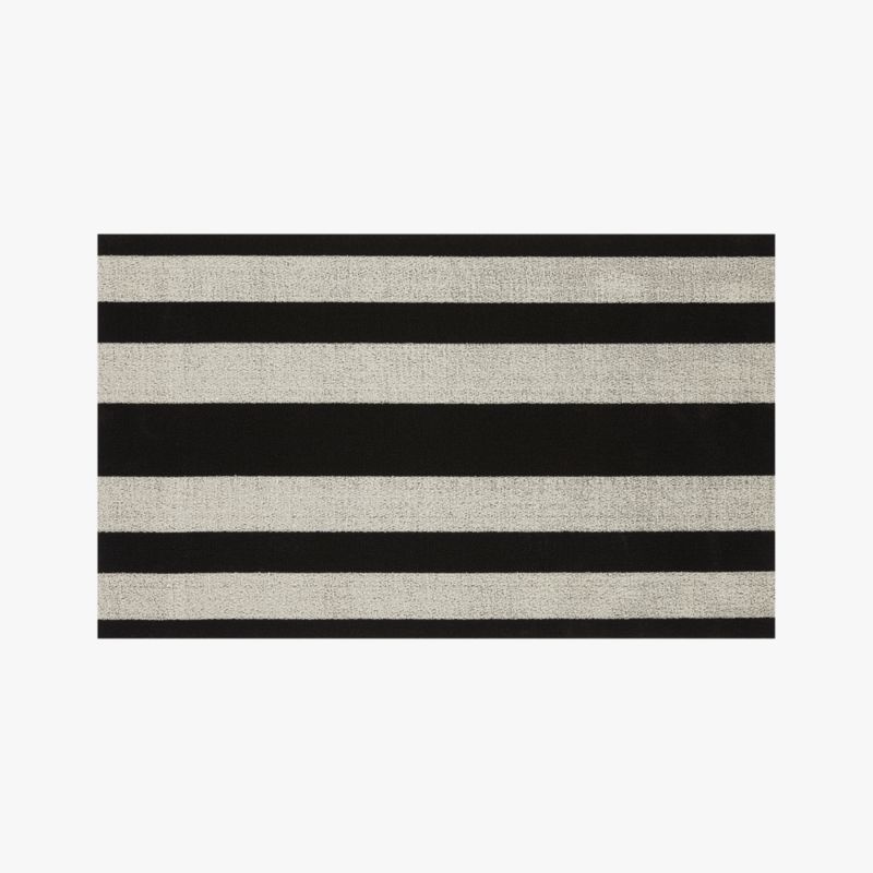 Chilewich Black and White Floor Mat + Reviews | CB2 added by Spoak Member