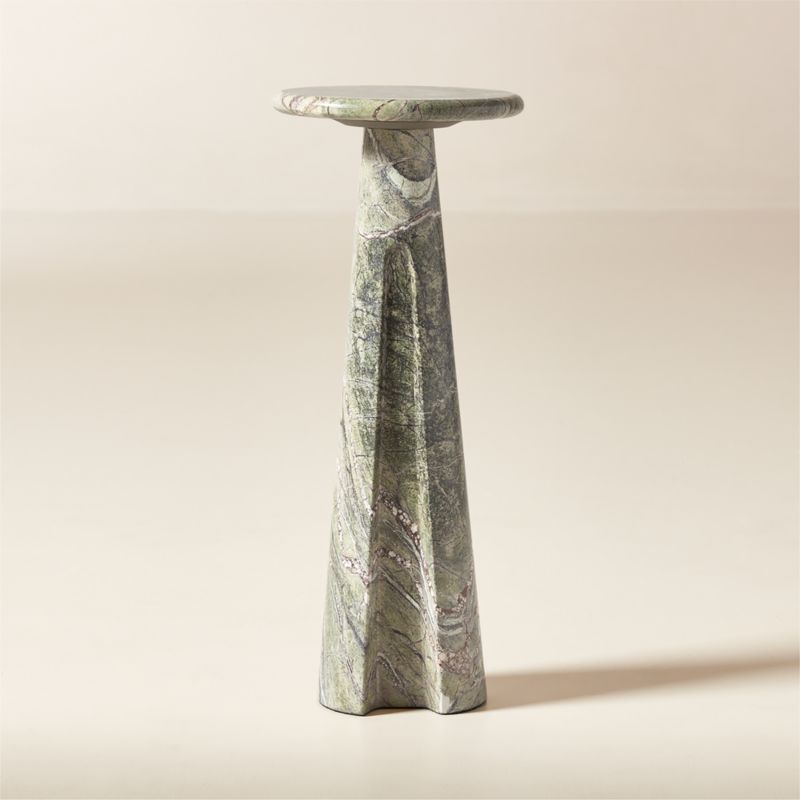 Ciccio Green Marble Side Table + Reviews | CB2 added by Spoak Member