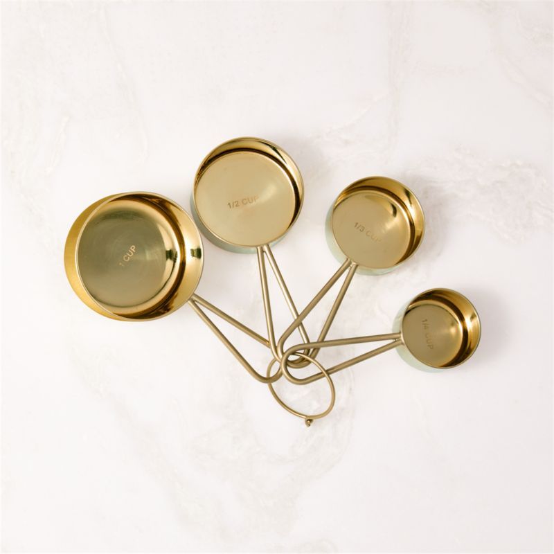 Dose Modern Champagne Gold Measuring Cups + Reviews | CB2 added by Spoak Member
