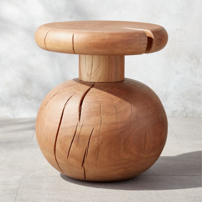 Drakes Bay Solid Acacia Accent Table + Reviews | CB2 added by Spoak Member