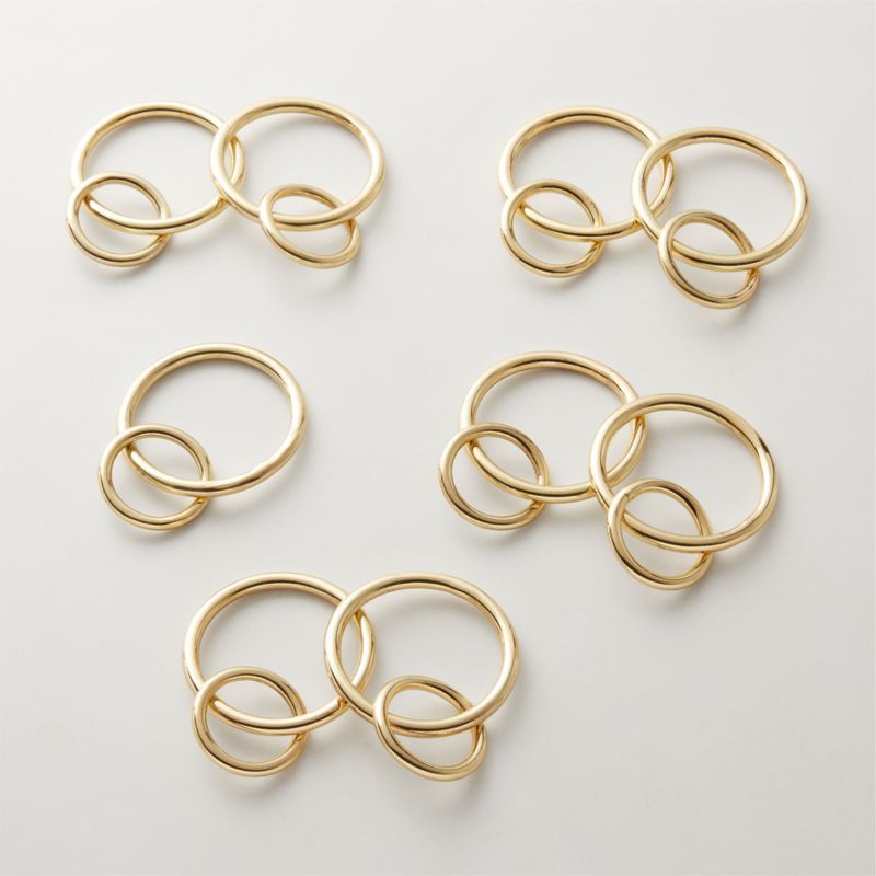 Modern Polished Brass Curtain Rings Set of 9 + Reviews | CB2 added by Spoak Member
