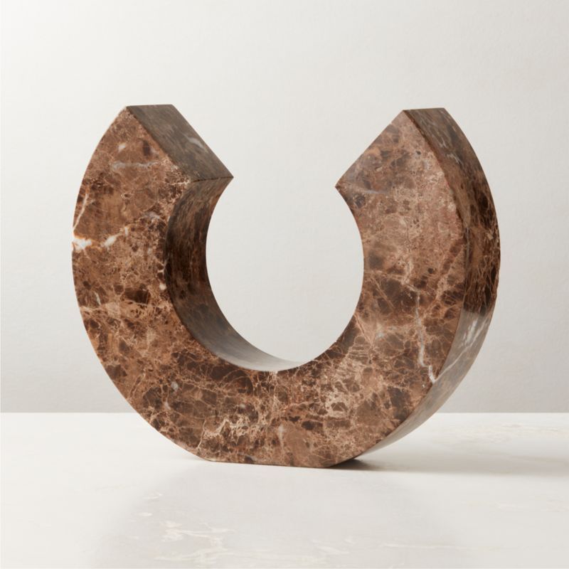 Ennis Brown Marble Sculpture + Reviews | CB2 added by Spoak Member