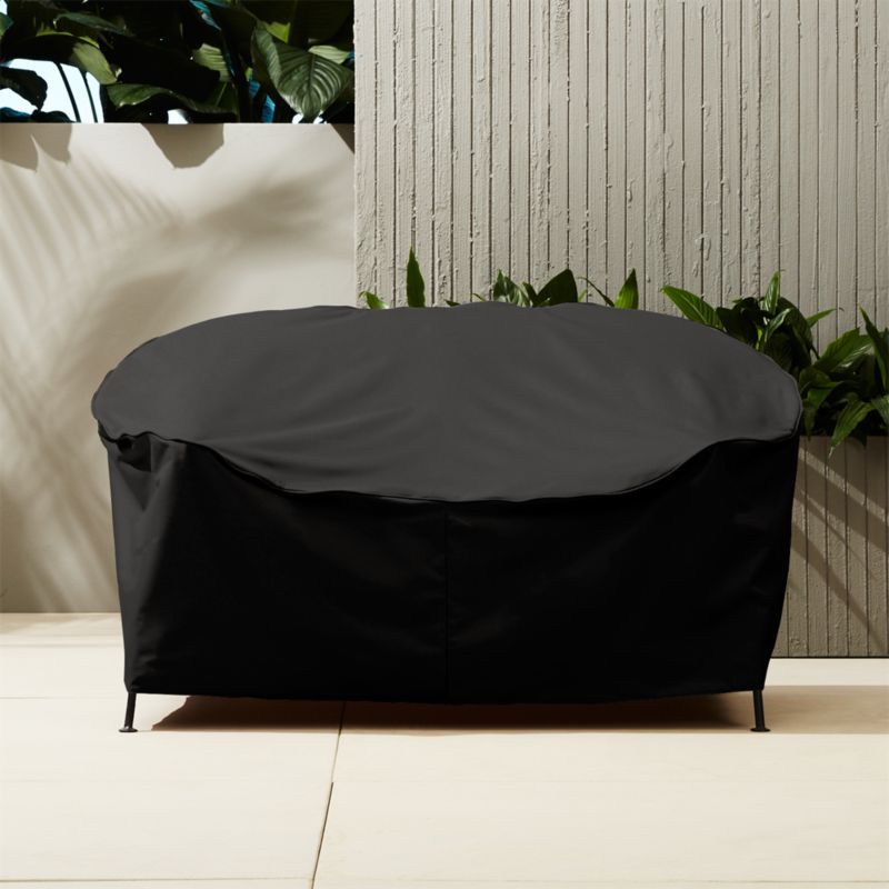 Ixtapa Outdoor Patio Loveseat Cover + Reviews | CB2 added by Spoak Member