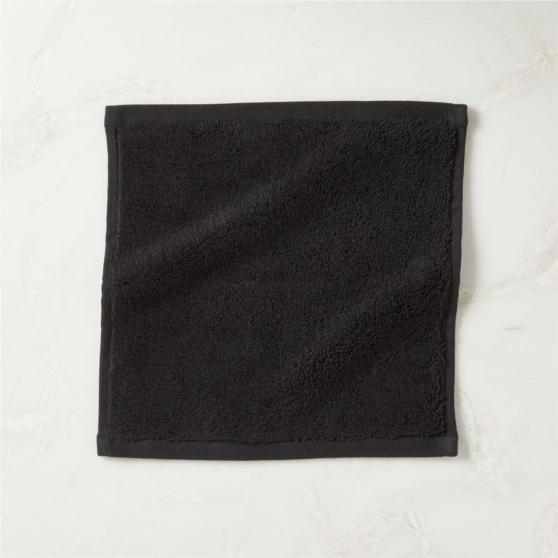 Kalani Organic Cotton Black Washcloth + Reviews | CB2 added by Spoak Member