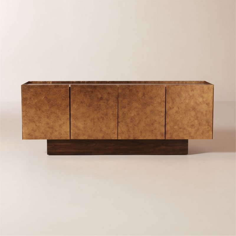 Kinzie 72" Bronze Wood Credenza + Reviews | CB2 added by Spoak Member