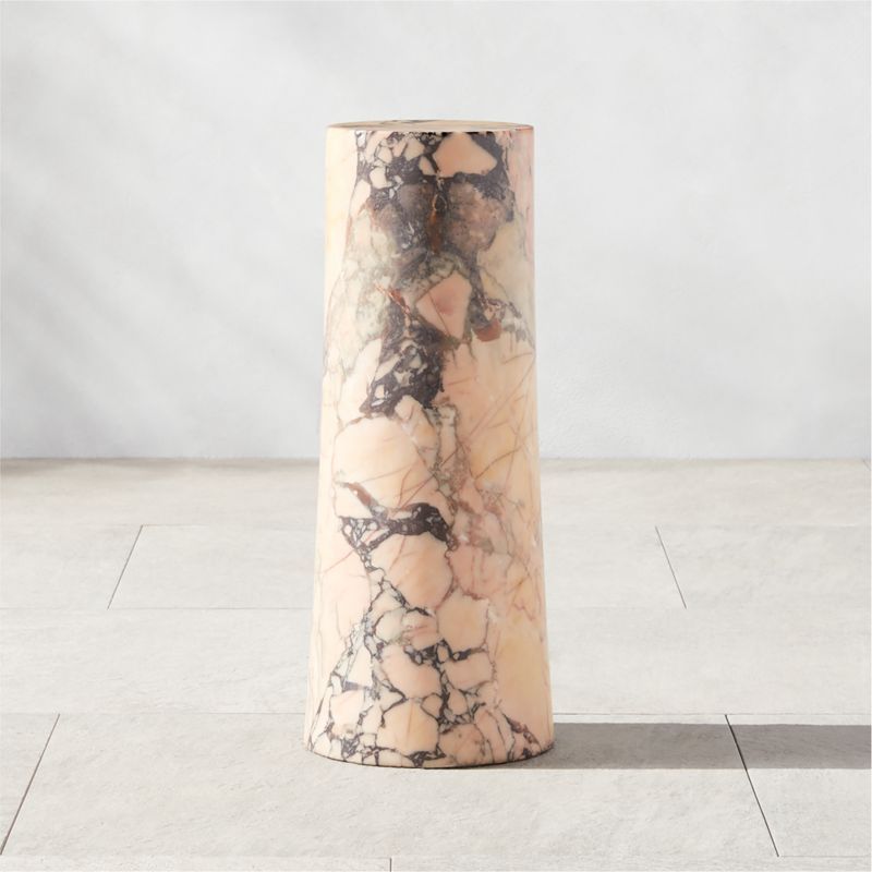 La Paloma Marble Drink Table + Reviews | CB2 added by Spoak Member