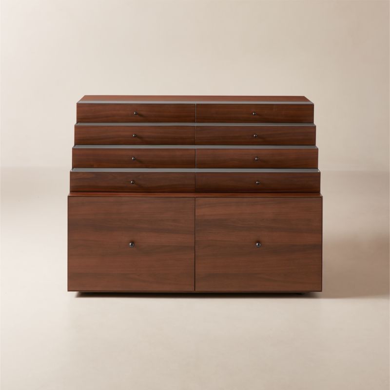 Lanzone 8-Drawer Walnut Storage Cabinet by Gianfranco Frattini + Reviews | CB2 added by Spoak Member