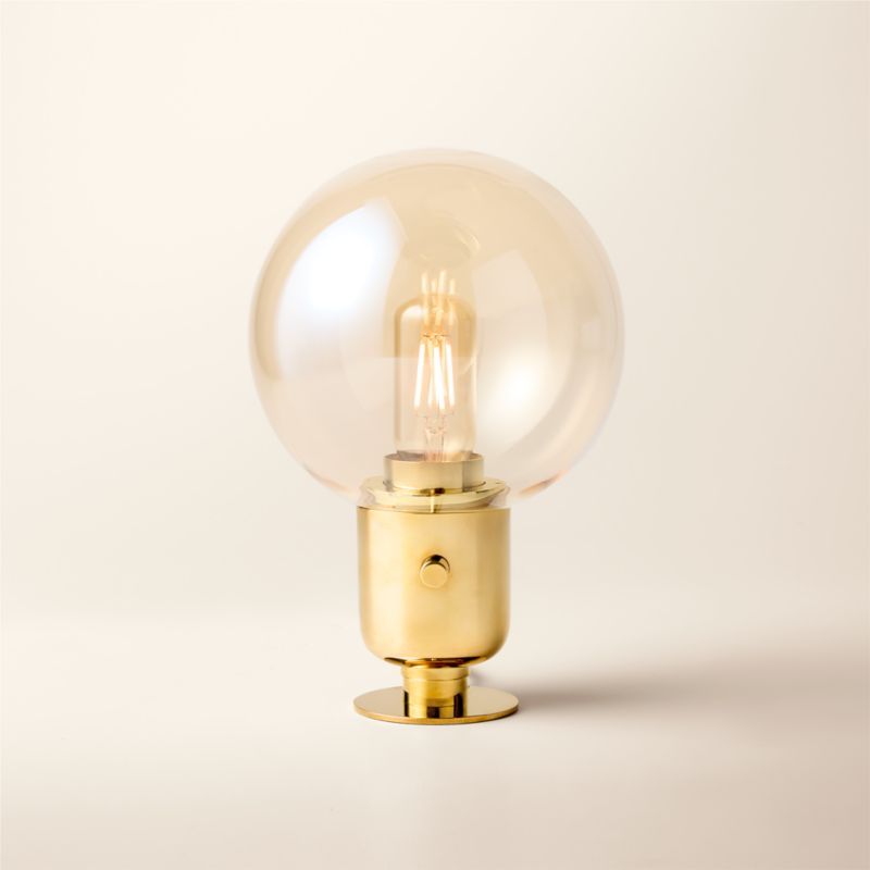 Lucienne Amber Glass Table Lamp by goop + Reviews | CB2 added by Spoak Member