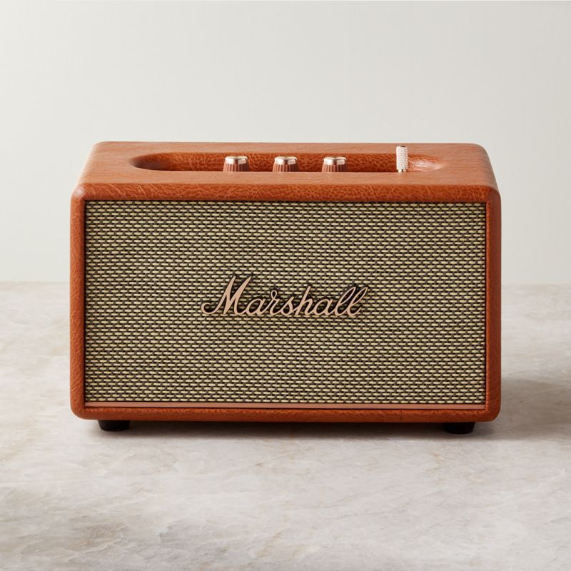 Marshall Acton III Brown Vintage Bluetooth Speaker + Reviews | CB2 added by Spoak Member