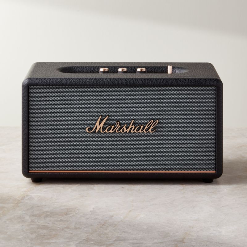 Marshall Stanmore III Black Vintage Bluetooth Speaker + Reviews | CB2 added by Spoak Member
