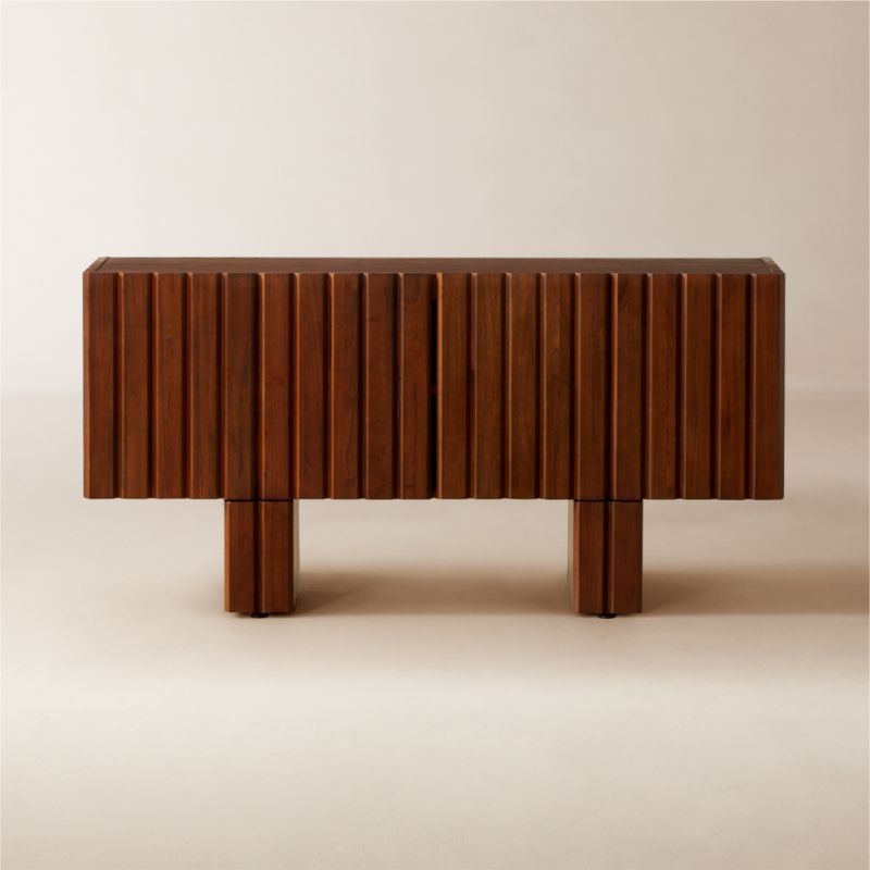 Moab 65" Dark Wood Credenza + Reviews | CB2 added by Spoak Member