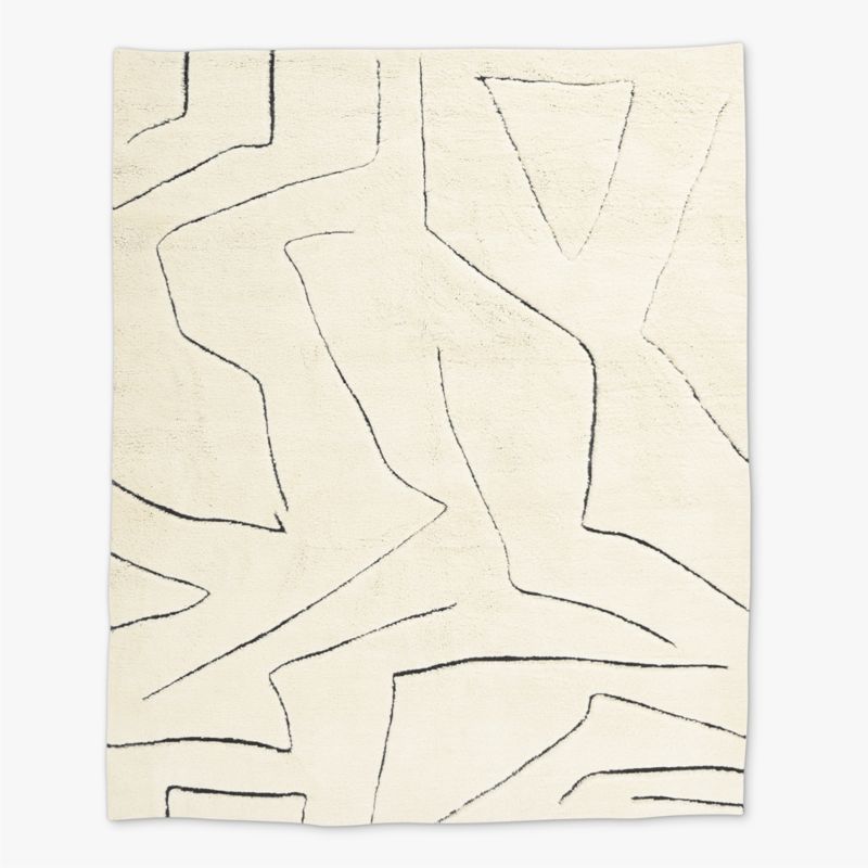 Myriad Hand-Knotted Warm White New Zealand Wool Area Rug 9'x12' + Reviews | CB2 added by Spoak Member