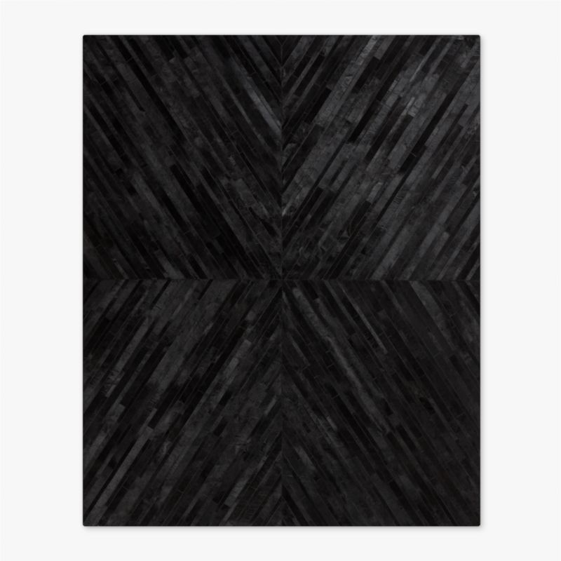 Naho Patchwork Black Hide Area Rug 5'x8' + Reviews | CB2 added by Spoak Member