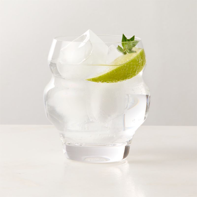 Omari Clear Double Old-Fashioned Glass + Reviews | CB2 added by Spoak Member