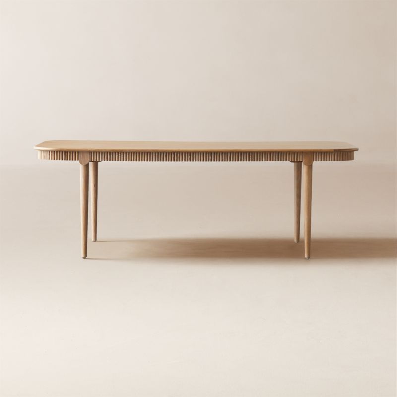 Providence 90" Rectangular Cerused Oak Wood Dining Table + Reviews | CB2 added by Spoak Member