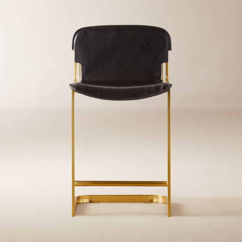 Rake Black Counter Stool by Kravitz Design + Reviews | CB2 added by Spoak Member