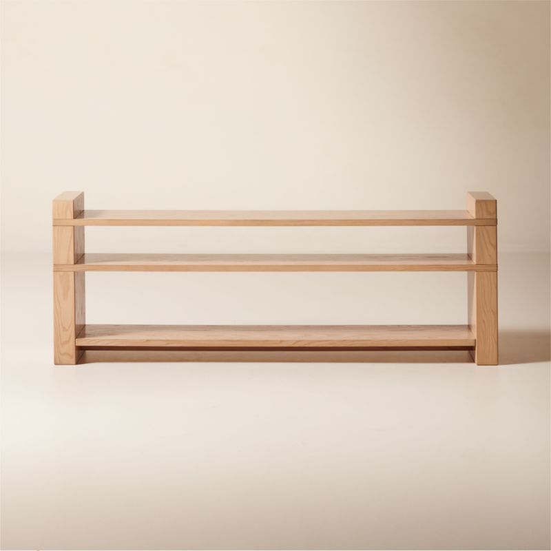 Varri Ash Wood Low Bookcase + Reviews | CB2 added by Spoak Member