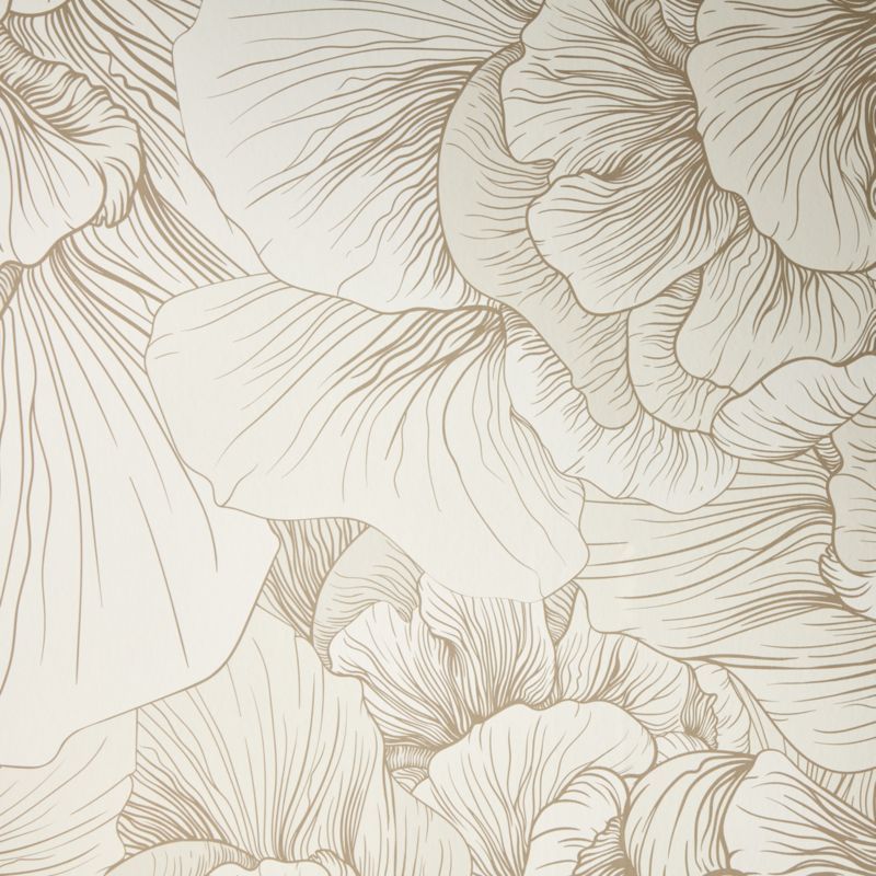 Venation Ivory Floral Wallpaper + Reviews | CB2 added by Spoak Member
