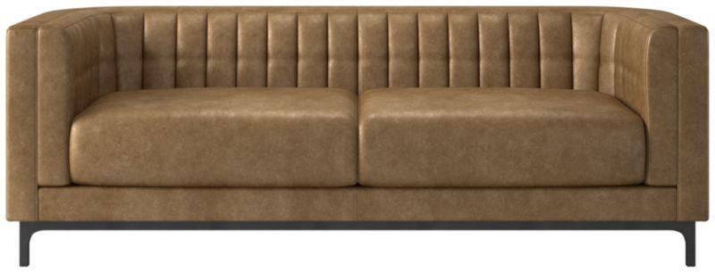 Ambroise 80" Bello Saddle Leather Sofa | CB2 added by Spoak Member